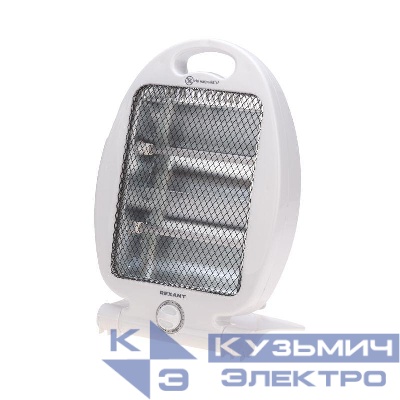 Обогреватель электрический инфракрасный настольный 0.8кВт с кварцевыми трубками с складным основанием Rexant 60-0057