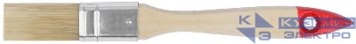 Кисть флейцевая "Оптима" 3/4дюйм (19мм) натур. свет. щетина деревянная ручка КУРС 00812