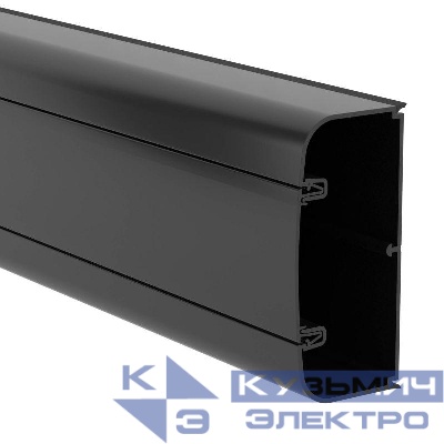 Кабель-канал 110х50 L2000 пластик с фрон. крыш. черн. DKC 01050A