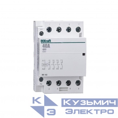 Контактор модульный МК-103 4НО 40А 230В DEKraft 18081DEK
