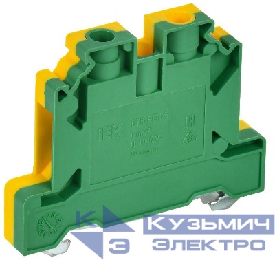 Колодка клеммная CTS-PEN ARMAFIX земля 6кв.мм желт./зел. IEK YCT11-00-K52-006