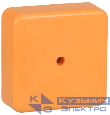 Коробка распаячная огнестойкая ПС 75х75х28 2P 4кв.мм IP44 IEK UKF10-75-75-028-2-4-09