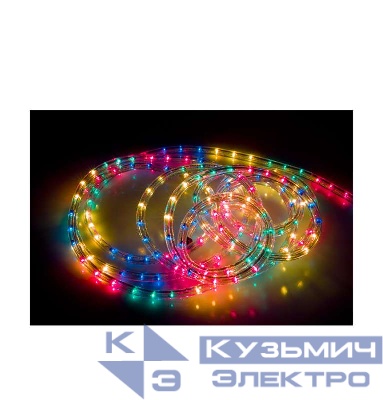 Шнур светодиодный Дюралайт LDRP3W06 6м мульти SHlights 4690601005786