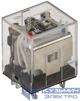 Реле РЭК 77-3(LY3) с инд. 10А 12В DC IEK RRP10-3-10-012D-LED