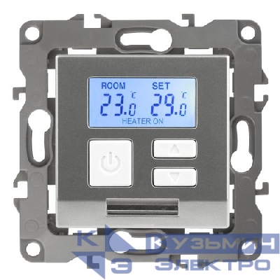 Терморегулятор универсальный 12-4111-03 230В-Imax16А алюм. ЭРА Б0031273