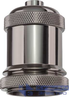 Патрон электрический 61 517 NLH-V01-005-E27 подвес. метал. черн. хром Navigator 61517