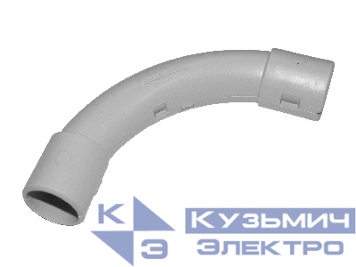 Уголок соединительный плавный разъемный, 25мм