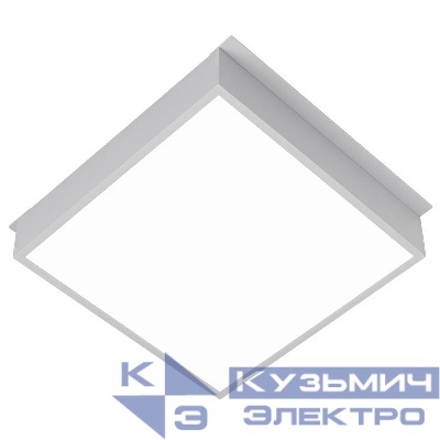 Светильник светодиодный DL-GRIGLIATO-S190x190-24W Day4000 (GR 100 deg 230) IP40 металл Arlight 047683