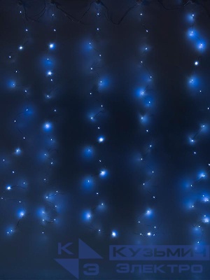 Гирлянда "Занавес" ICLLDM300W-C 300LED LED 3х3м 8режимов IP20 бел. SHLights 4690601054357