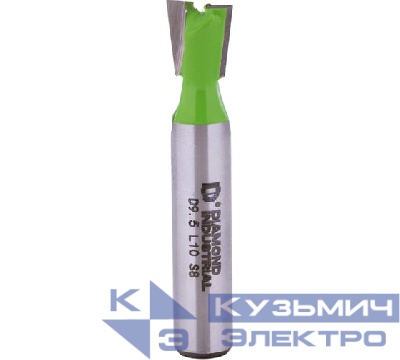 Diamond Industrial Фреза пазовая конструкционная ("ласточкин хвост")  9,5 х 10 мм угол=8 S=8 мм Z=2 Diamond Industrial