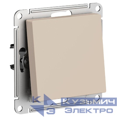 Выключатель 1-кл. AtlasDesign 2-п. 10А мех. песочн. SE ATN001221