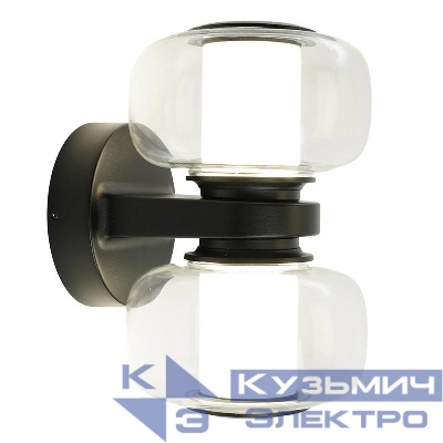 Светильник светодиодный DH1602 24Вт 4000К 1600лм уличный на стену вверх/вниз черн. FERON 51989