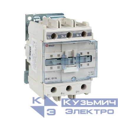 Контактор КМЭ 80А кат. 380В AC 1НО+1НЗ EKF ctr-s-80-380