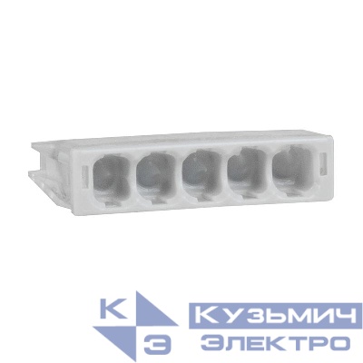Клемма строительно-монтажная OptiKit СМК 2273-245 (с пастой) 5 отверстий 0.5-2.5кв.мм КЭАЗ 351057