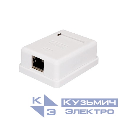 Розетка компьютерная 8P8C RJ-45 FTP кат.5E 1 порт (DIY) SUPRLAN 10-0354-1
