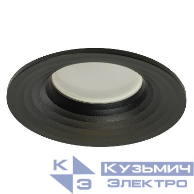 Светильник DL3111 G5.3 MR16 потолочн. встраив. черн. FERON 51343