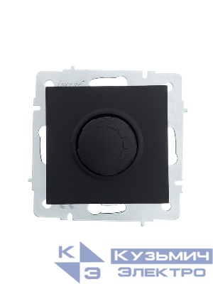 Механизм светорегулятора СП 800Вт VESNA черн. бархат LEZARD 742-4288-115