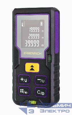 Рулетка лазерная Reel PLUS GD80 фиолет. Ermenrich 85315