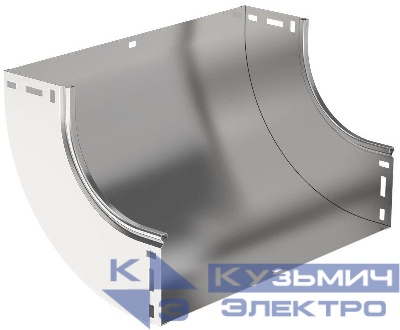 Угол для лотка плавный 90град. 400х100 В10 ESCA IEK CPV51-0-90-100-400