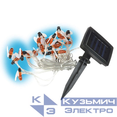 Светильник садовый USL-S-127/PT4000 "Пчелки" BEES IP44 солнечная батарея Uniel UL-00004280