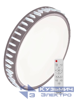 Светильник светодиодный PREMIUM ASTERA 75Вт 230В 3000-6500К 6000лм IP40 490х90мм настенно-потолочный управляемый с пультом ДУ КОСМОС KSAste75W