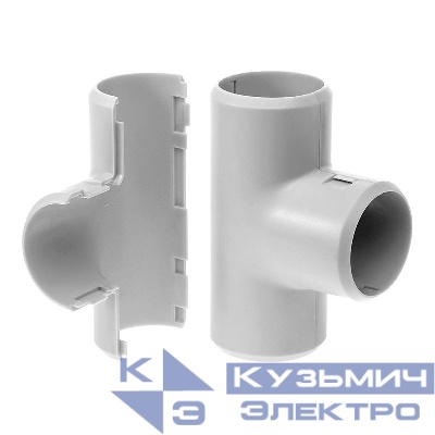 Тройник разборный d25мм черн. (уп.1шт) Промрукав PR.07325м