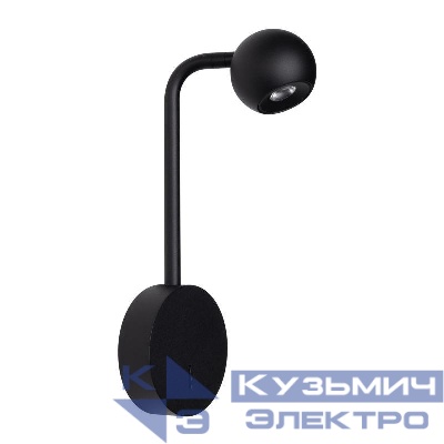 Светильник светодиодный SP-OTTORI-LONG-WALL-6W Warm3000 (BK 30 deg 230В) IP20 металл Arlight 048168