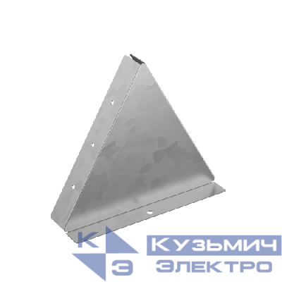Заглушка для крышки двускатной осн.200 сталь цинк-ламель DKC SKH202HDZL