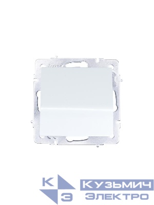 Вывод кабеля СП VESNA IP20 механизм бел. LEZARD 742-0288-197