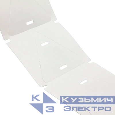 Маркировка для кабеля 60х60 треугольник (рул.) DKC CIC5855TRWR