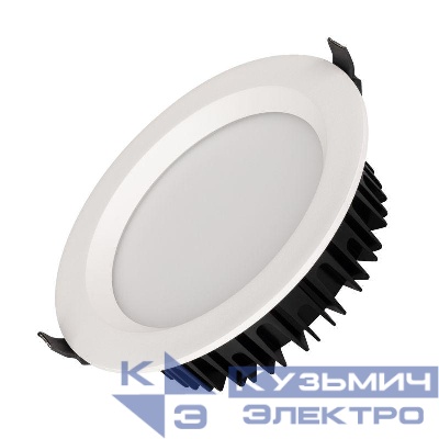 Светильник MS-MIST-BUILT-R187-21W Day4000 (WH 110 deg 230В) IP54 металл Arlight 039063