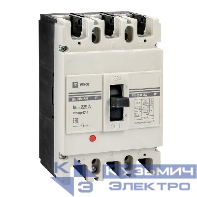 Выключатель автоматический 3п 250/225А 35кА ВА-99М PROxima EKF mccb99-250-225m