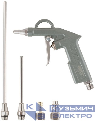 Пистолет продувочный с набором насадок FIT 81067