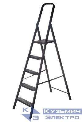 Лестница-стремянка "Компакт" 5 ступ. 6.25кг сталь FIT 65373