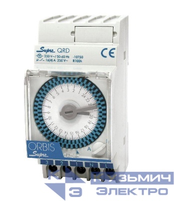 Реле времени модульное суточное SUPRA D ORBIS OB290132N