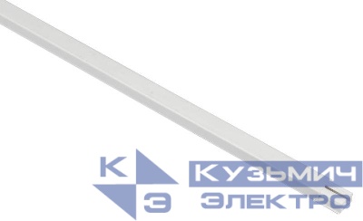 Кабель-канал 1-секц. 20х12.5 L2100 пластик DLPlus без перегородки бел. ИЭК Leg 030008