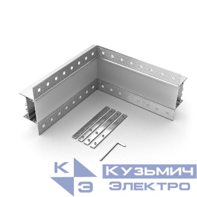 Угол SL-LINIA45-FANTOM внутренний металл Arlight 030103