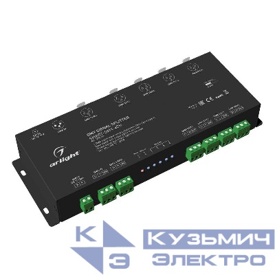 Сплиттер-DMX SMART-DMX-4CH (12-36В XLR3) (IP20 металл) Arlight 028435