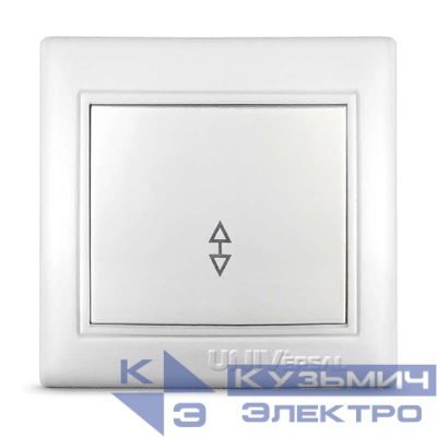 Переключатель проходной 1-кл. СП Севиль 10А IP20 бел. UNIVersal С0025