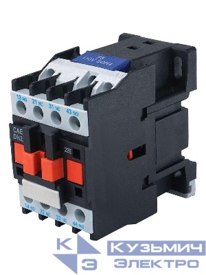 Реле промежуточное CAE22F5 2НО+2НЗ 110В/50Гц Электротехник ET014396