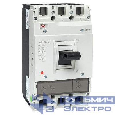 Выключатель автоматический 630А 100кА AV POWER-3/3 TR AVERES EKF mccb-33-630H-TR-av