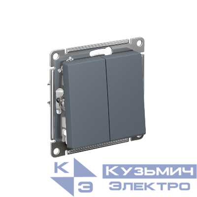 Выключатель 2-кл. AtlasDesign (сх. 2) 10А с самовозвратом механизм грифель SE ATN000717