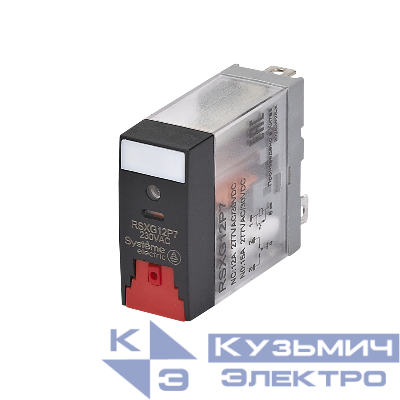 Реле 12А 1перекл. 230В AC тест кнопка LED SE RSXG12P7