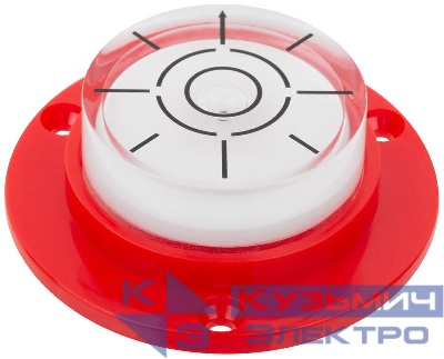 Уровень поверхностный 49мм круглый ABS пластик КУРС 17828
