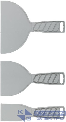 Набор шпателей 50; 100; 150мм пластик. (3 предмета) КУРС 06765