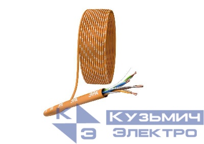 Кабель витая пара U/UTP кат.5E 4х2х24AWG CU нг(А) HF (уп.305м) Эра Б0044430