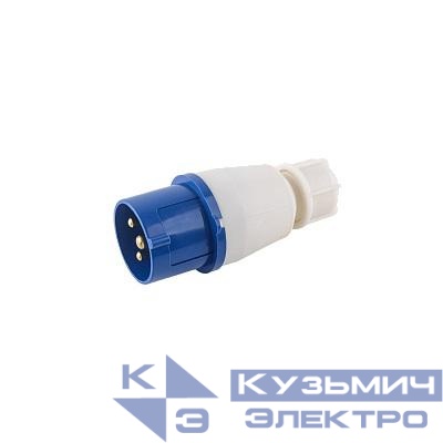 Вилка переносная PPC 013 2P+PE 16А 220В IP44 Pro JazzWay 5072251