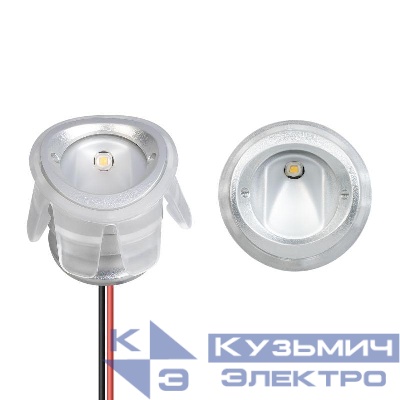 Светильник ALT-LODESTAR-HANDRAIL-R27-1.5W Warm3000 GR 30х60deg 12-24В 1.5Вт 3000К IP67 ландшафтный метал. Arlight 045490