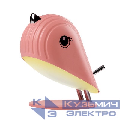 Светильник светодиодный настольный JS5-BIRD-PK ПТАШКА 4.1Вт 3000К (роз.) ночник IP20 JazzWay 5058514
