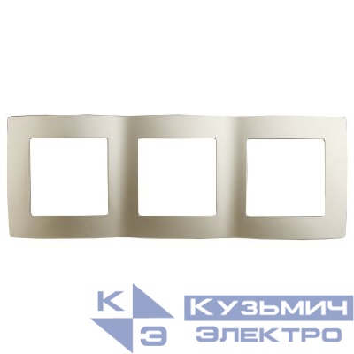 Рамка 3-м 12-5003-04 шампань ЭРА Б0014764
